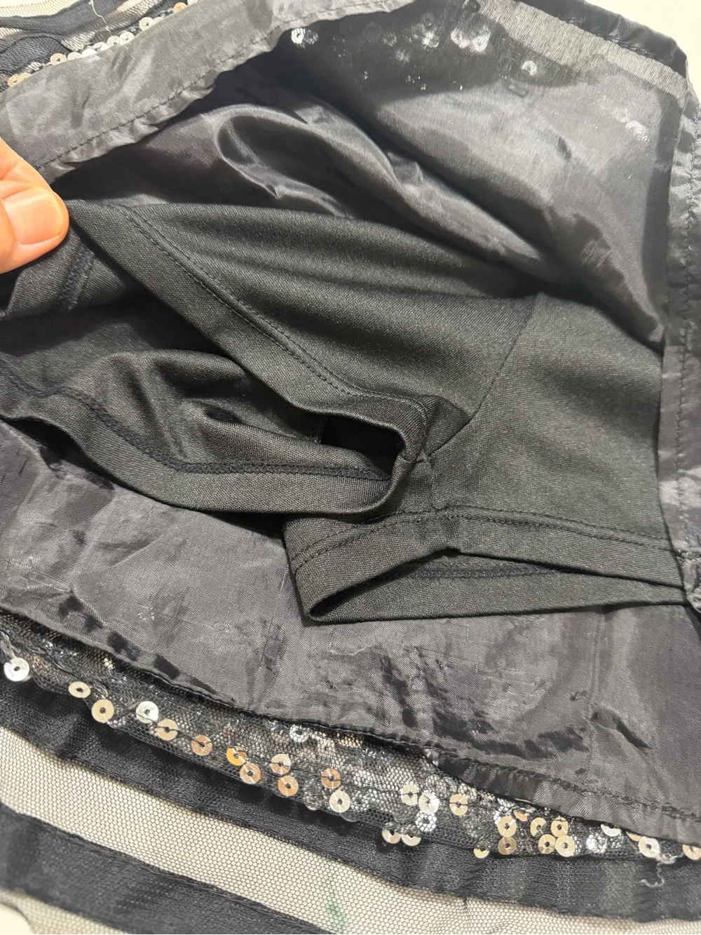 Justice Sequined & Tulle Skirt